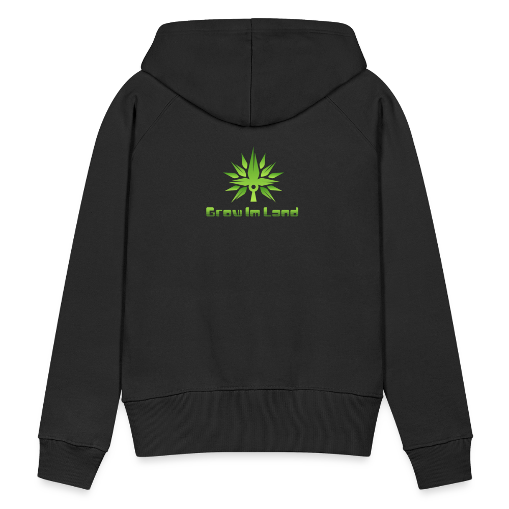 Frauen Premium Hoodie - Schwarz