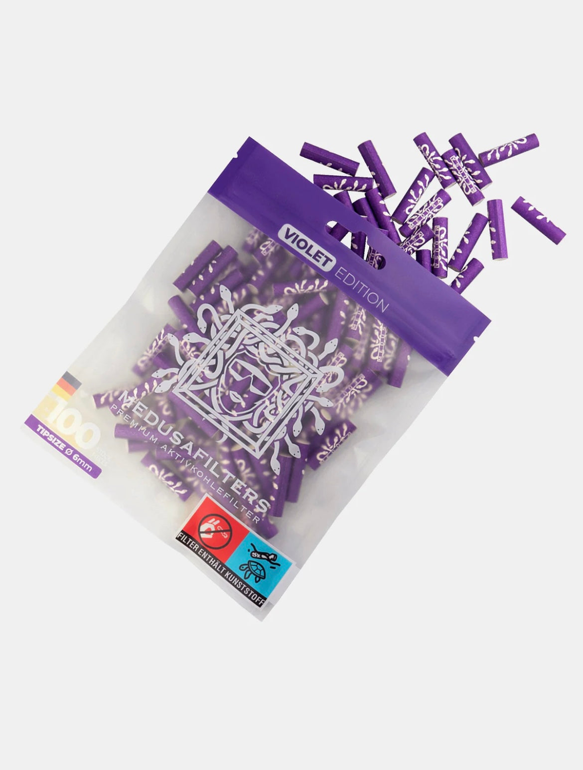 Medusa Aktivkohle Filter Lila 100