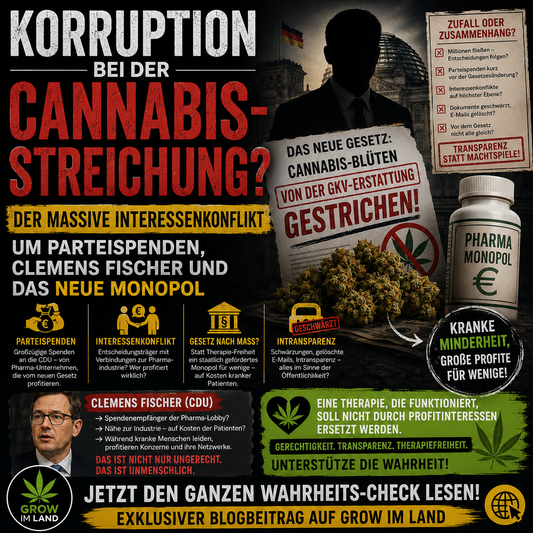 Vetternwirtschaft oder Zufall? Der unfassbare Interessenkonflikt hinter dem Cannabis-Verbot