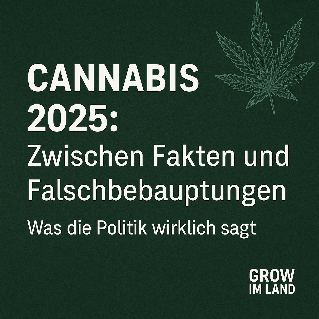 Cannabis 2025 – Zwischen Fakten und Falschbehauptungen: Was die Politik wirklich sagt