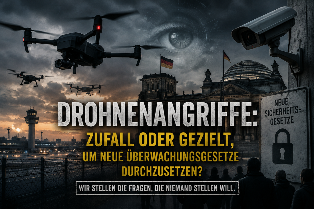 Drohnenangriffe: Zufall – oder gezielt, um neue Überwachungsgesetze durchzuboxen?