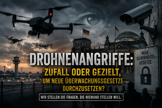 Drohnenangriffe: Zufall – oder gezielt, um neue Überwachungsgesetze durchzuboxen?