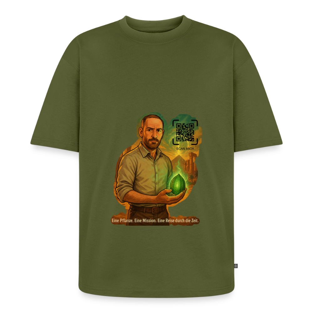 Unisex Premium Oversized Bio T-Shirt - Khaki